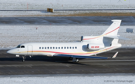 Dassault Falcon 7X | VQ-BSN | untitled (Shell Aviation) | Z&UUML;RICH (LSZH/ZRH) 30.01.2010