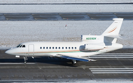 Dassault Falcon 900EX EASy | N229DK | private | Z&UUML;RICH (LSZH/ZRH) 30.01.2010