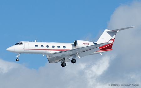 Gulfstream IV SP | N586D | private | Z&UUML;RICH (LSZH/ZRH) 30.01.2010