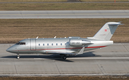 Bombardier Challenger CL.604 | OE-INX | untitled (VistaJet) | Z&UUML;RICH (LSZH/ZRH) 20.02.2010