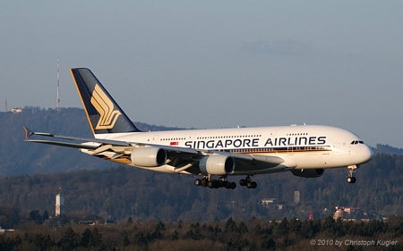 Airbus A380-841 | 9V-SKD | Singapore Airlines | Z&UUML;RICH (LSZH/ZRH) 11.04.2010