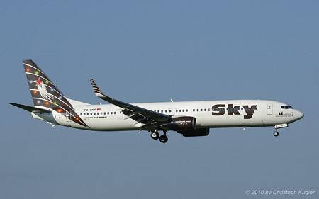 Boeing 737-94XER | TC-SKP | Sky Airlines | Z&UUML;RICH (LSZH/ZRH) 21.08.2010