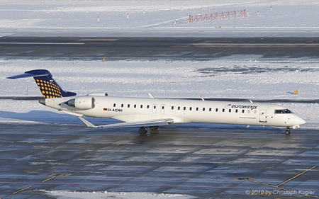 Bombardier CRJ 900LR | D-ACNH | Eurowings | Z&UUML;RICH (LSZH/ZRH) 26.12.2010