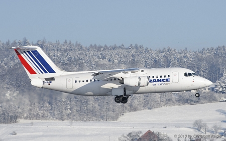 BAe 146-200 | EI-RJW | Air France (CityJet) | Z&UUML;RICH (LSZH/ZRH) 26.12.2010