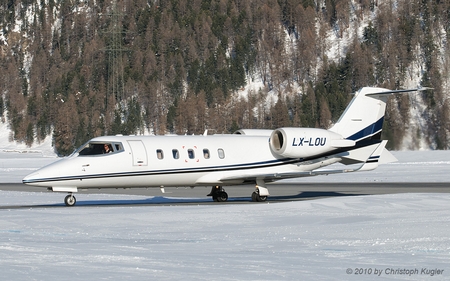 Learjet 60 | LX-LOU | untitled (Luxembourg Air Ambulance) | SAMEDAN (LSZS/SMV) 13.02.2010
