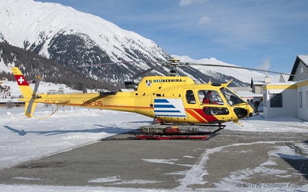 Aerospatiale AS350 B3 Ecureuil | HB-ZIS | Helibernina | SAMEDAN (LSZS/SMV) 18.12.2010
