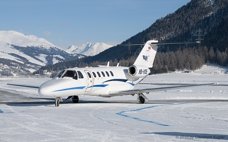 Cessna 525A CitationJet CJ2 | HB-VOE | untitled (Speedwings Business) | SAMEDAN (LSZS/SMV) 18.12.2010