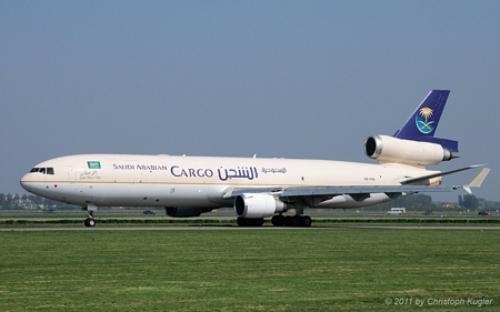 McDonnell Douglas MD-11F | HZ-ANA | Saudi Arabian Airlines | AMSTERDAM-SCHIPHOL (EHAM/AMS) 20.04.2011