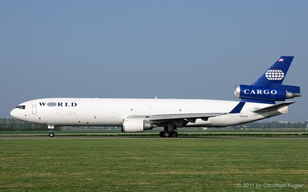 McDonnell Douglas MD-11F | N383WA | World Airways | AMSTERDAM-SCHIPHOL (EHAM/AMS) 20.04.2011