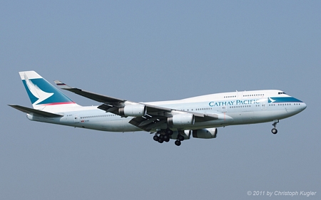 Boeing 747-467 | B-HOY | Cathay Pacific | AMSTERDAM-SCHIPHOL (EHAM/AMS) 21.04.2011
