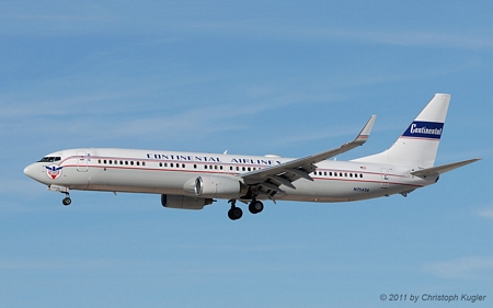 Boeing 737-924ER | N75436 | Continental Air Lines  |  Retro c/s | LAS VEGAS MCCARRAN (KLAS/LAS) 18.10.2011