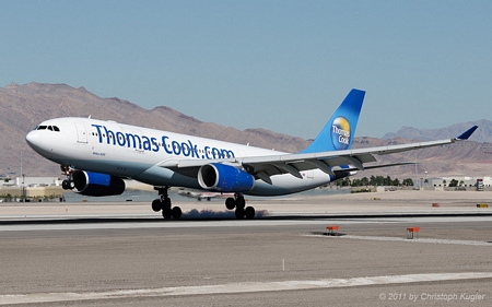Airbus A330-243 | G-OJMC | Thomas Cook Airlines UK | LAS VEGAS MCCARRAN (KLAS/LAS) 19.10.2011