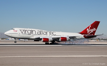 Boeing 747-41R | G-VXLG | Virgin Atlantic Airways | LAS VEGAS MCCARRAN (KLAS/LAS) 20.10.2011