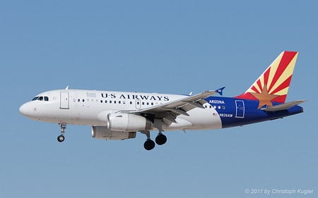 Airbus A319-132 | N826AW | US Airways  |  Arizona c/s | LAS VEGAS MCCARRAN (KLAS/LAS) 25.10.2011