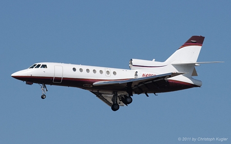 Dassault Falcon 50 | N496PT | private | LOS ANGELES INTL (KLAX/LAX) 23.10.2011