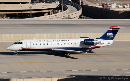 Bombardier CRJ 200LR | N77260 | US Airways Express | PHOENIX SKY HARBOUR INTL (KPHX/PHX) 15.10.2011