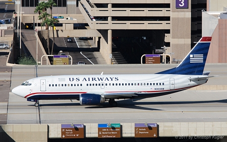 Boeing 737-3G7 | N303AW | US Airways | PHOENIX SKY HARBOUR INTL (KPHX/PHX) 16.10.2011