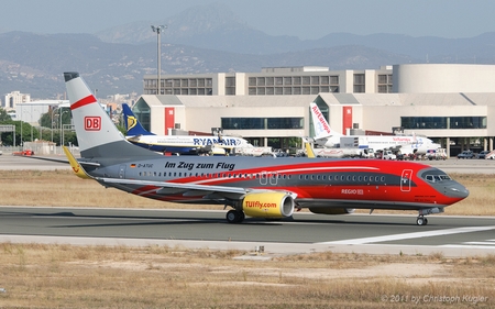 Boeing 737-8K5 | D-ATUC | TUIfly  |  Interregio c/s | PALMA DE MALLORCA (LEPA/PMI) 15.07.2011