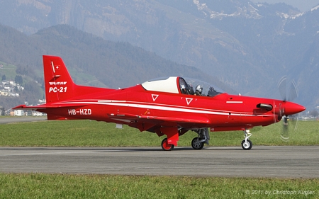 Pilatus PC-21 | HB-HZD | Pilatus Flugzeugwerke | BUOCHS (LSZC/BXO) 11.03.2011