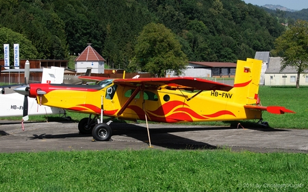 Pilatus PC-6/B2-H4 | HB-FNV | private | BUOCHS (LSZC/BXO) 22.08.2011