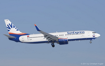 Boeing 737-8HC | TC-SNR | SunExpress | Z&UUML;RICH (LSZH/ZRH) 23.01.2011