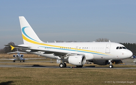 Airbus A318-112CJ | 9H-AFL | untitled (Comlux Malta) | Z&UUML;RICH (LSZH/ZRH) 06.02.2011