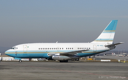 Boeing 737-2K5 | HZ-MIS | private | Z&UUML;RICH (LSZH/ZRH) 06.02.2011