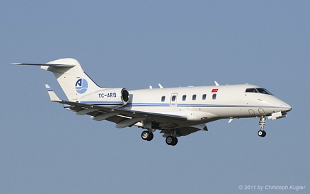 Bombardier Challenger 300 | TC-ARB | untitled (Arkasair) | Z&UUML;RICH (LSZH/ZRH) 12.02.2011