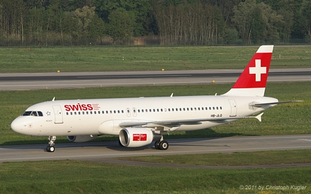 Airbus A320-214 | HB-JLQ | Swiss International Air Lines | Z&UUML;RICH (LSZH/ZRH) 25.04.2011