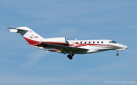 Cessna 750 Citation X | OE-HAK | untitled (Jetalliance) | Z&UUML;RICH (LSZH/ZRH) 10.09.2011
