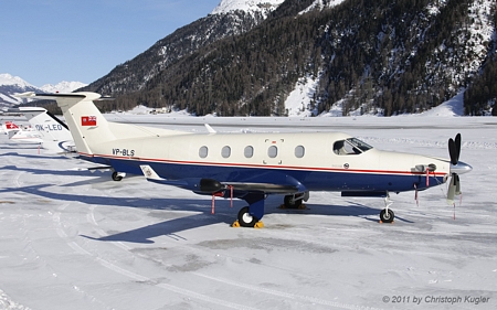 Pilatus PC-12/45 | VP-BLS | untitled (Veteran Air) | SAMEDAN (LSZS/SMV) 05.02.2011