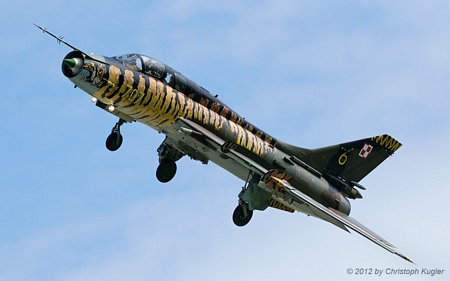 Sukhoi Su 22UM-3K | 707 | Polish Air Force  |  Tiger c/s | SWIDWIN (EPSN/---) 17.05.2012