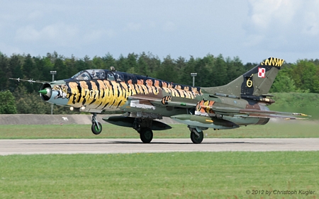 Sukhoi Su 22UM-3K | 707 | Polish Air Force  |  Tiger c/s | SWIDWIN (EPSN/---) 17.05.2012