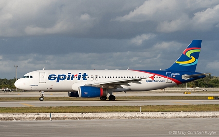 Airbus A320-232 | N606NK | Spirit Airlines | FORT LAUDERDALE-HOLLYWOOD (KFLL/FLL) 02.12.2012