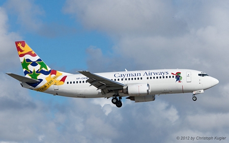 Boeing 737-36E | VP-CKW | Cayman Airways | MIAMI INTL (KMIA/MIA) 07.12.2012