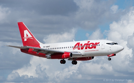 Boeing 737-2Y5 | YV488T | Avior Airlines | MIAMI INTL (KMIA/MIA) 07.12.2012