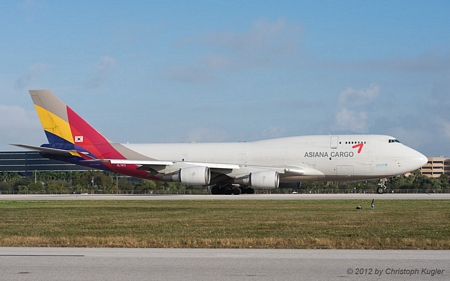 Boeing 747-48EF | HL7413 | Asiana Airlines | MIAMI INTL (KMIA/MIA) 09.12.2012