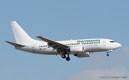 Boeing 737-75B | D-AGEL | Germania | PALMA DE MALLORCA (LEPA/PMI) 07.07.2012