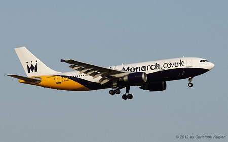 Airbus A300B4-605R | G-MONR | Monarch Airlines | PALMA DE MALLORCA (LEPA/PMI) 08.07.2012