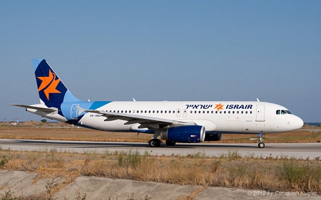 Airbus A320-232 | 4X-ABG | Israir | RHODOS - DIAGORAS (LGRP/RHO) 09.09.2012