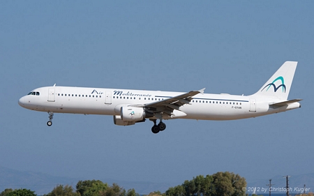 Airbus A321-111 | F-GYAN | Air Mediterranee | RHODOS - DIAGORAS (LGRP/RHO) 09.09.2012