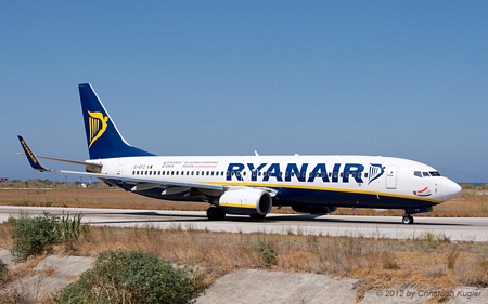 Boeing 737-8AS | EI-EFZ | Ryanair | RHODOS - DIAGORAS (LGRP/RHO) 11.09.2012
