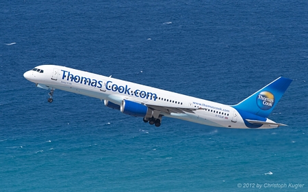 Boeing 757-28A | G-FCLB | Thomas Cook Airlines UK | RHODOS - DIAGORAS (LGRP/RHO) 12.09.2012