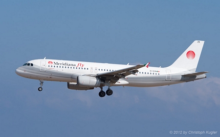 Airbus A320-232 | EI-EZN | Meridiana | RHODOS - DIAGORAS (LGRP/RHO) 16.09.2012