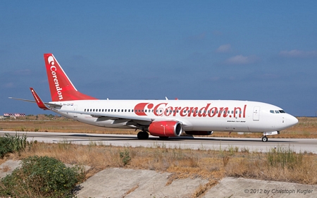 Boeing 737-804 | PH-CDF | Corendon Dutch Airlines | RHODOS - DIAGORAS (LGRP/RHO) 16.09.2012