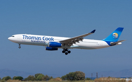 Airbus A330-343X | OY-VKH | Thomas Cook Airlines Scandinavia | RHODOS - DIAGORAS (LGRP/RHO) 16.09.2012