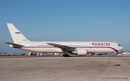 Boeing 767-3Q8ER | EI-ECB | Rossiya Russian Airlines | RHODOS - DIAGORAS (LGRP/RHO) 16.09.2012