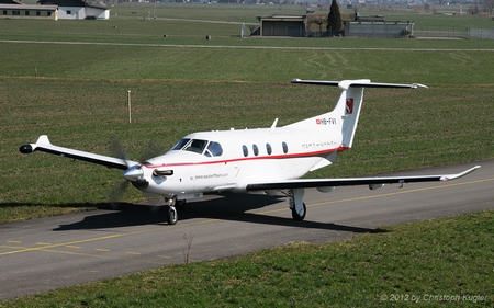 Pilatus PC-12/47E | HB-FVI | private | BUOCHS (LSZC/BXO) 14.03.2012