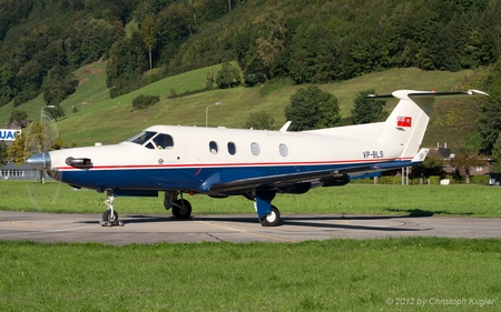 Pilatus PC-12/45 | VP-BLS | untitled | BUOCHS (LSZC/BXO) 21.09.2012