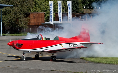 Pilatus PC-7 | A-925 | Swiss Air Force | BUOCHS (LSZC/BXO) 21.09.2012